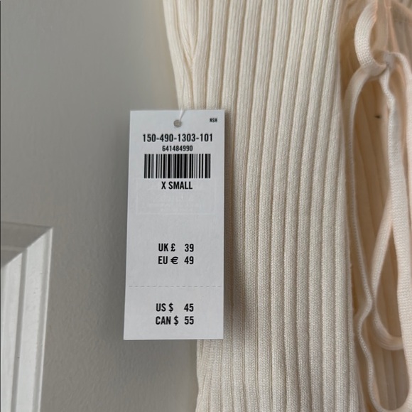 Abercrombie & Fitch Elegant Cream Ribbed Bodysuit - Picture 4 of 4